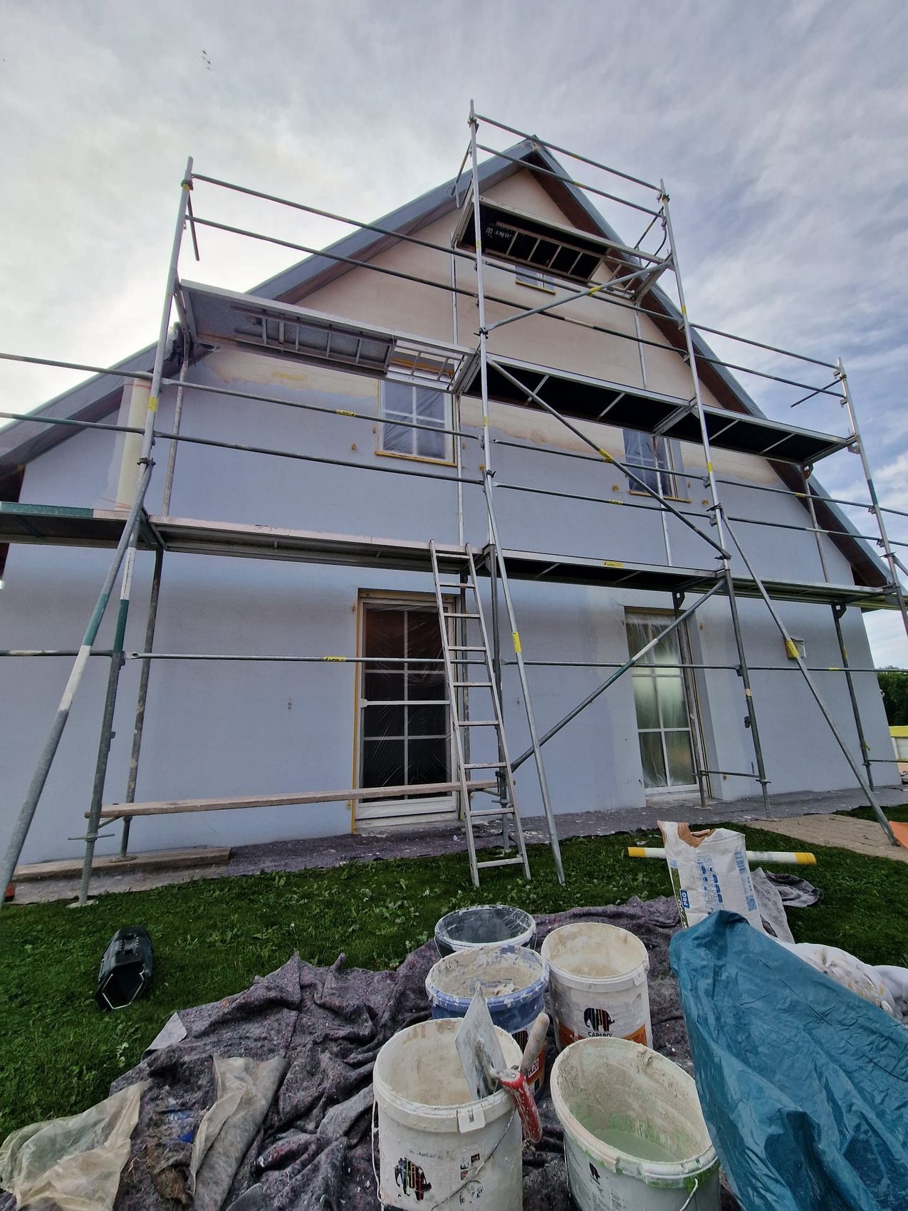 Vorbereitung und Überarbeitung der Fassade
