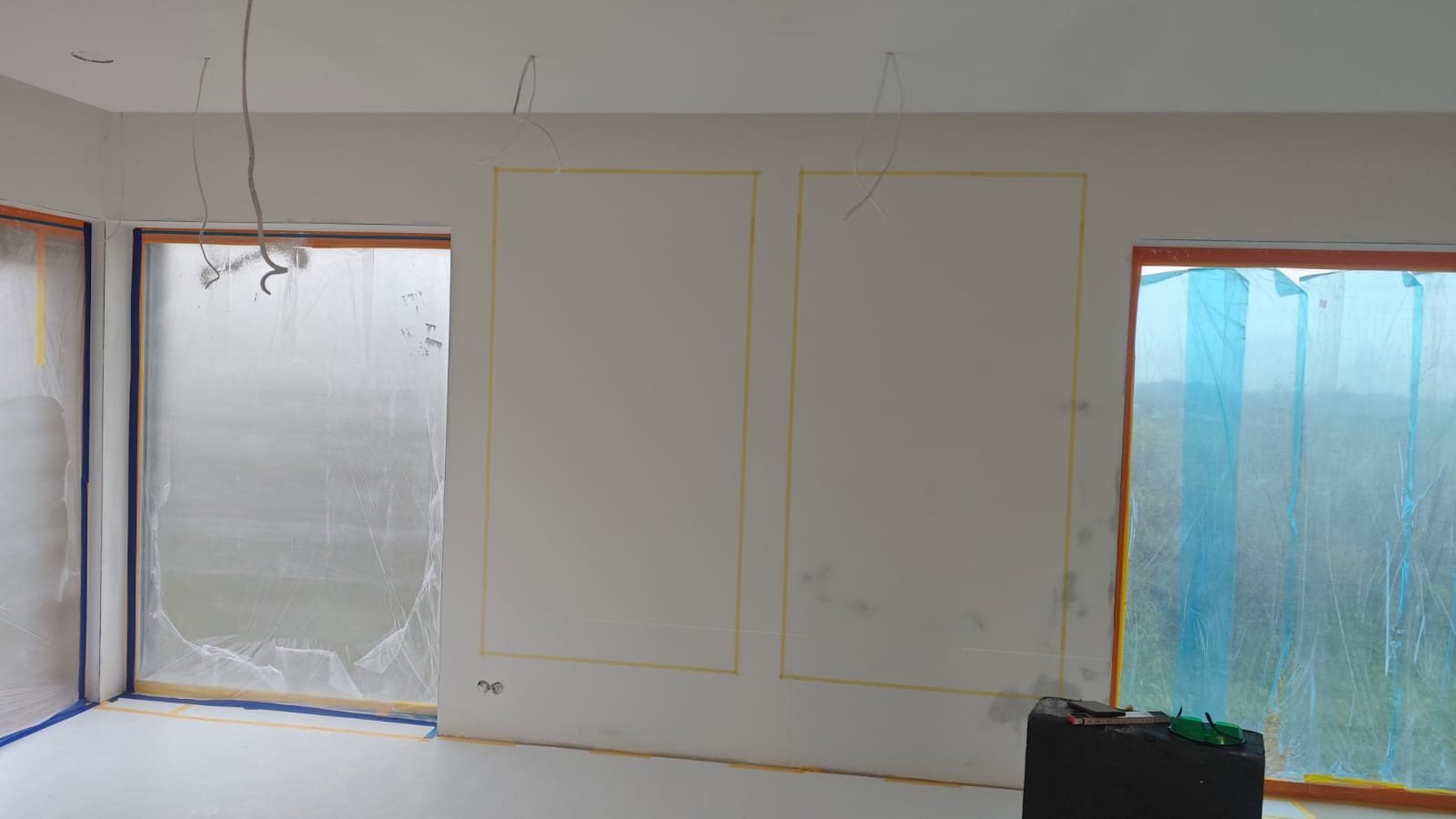 Spachteltechnik und dekoratives Wandfinish